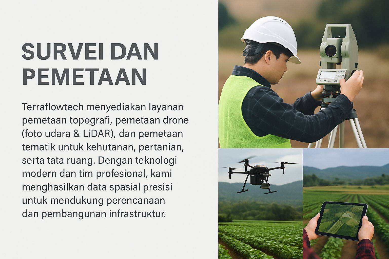 TerraFlow | Portal Teknologi, Pemetaan & Konstruksi Terkini Indonesia 3 Image